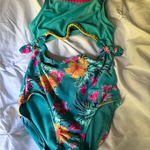 Vibrant Floral Swimwear
